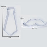 FATHER'S DAY COOKIE CUTTER SET 5 PCS (LARGE)